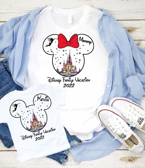 Disney Family Vacation 2022, Disney Family Trip, Disney Matching Shirt, Family Vacation Custom Shirts