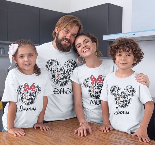 All Characters Disney Vacation family matching shirts Customized Mickey and Minnie
